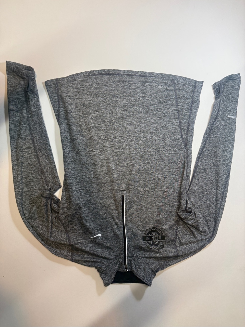 Nike Woman’s‎ Grey 1/4 Zip Running Jacket